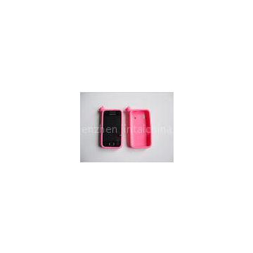 Pink Non-toxic Silicone Cell Phone Case Wear Resistance For Samsung 5830