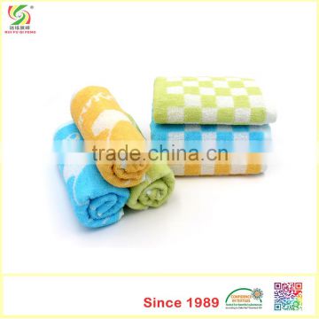 2017 super soft customized Jacquard bamboo baby towels