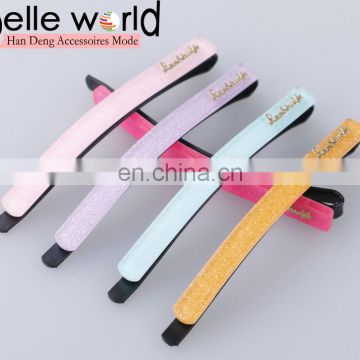 Kinds of colors acrylic hairpin for girls hair accessory