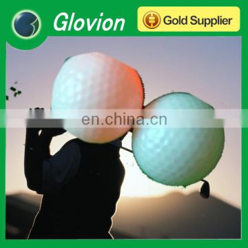 New brand golf flashing ball glovion advertising golf ball with led light fluorescent golf ball