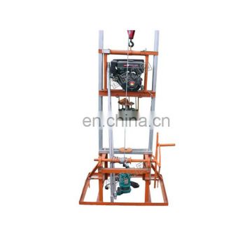 Economical Hot Exported 80-100m Portable Small Deep Water Well Drilling Rig Driven By Gas Oil