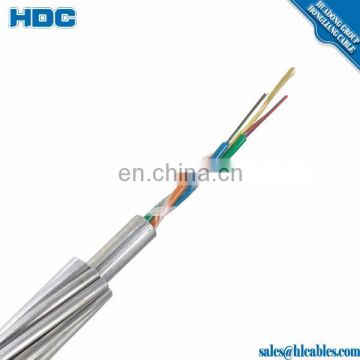 Optical Ground Wire OPGW telecommunication cable AC 72/504 Size factory price