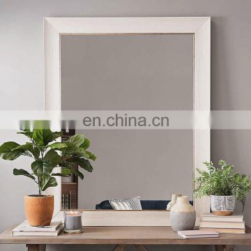 Modern Design white wood wall mirrors