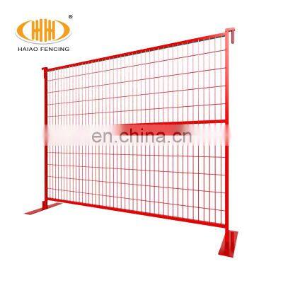 6 feet x9.5feet Canada standard powder coated construction site fence