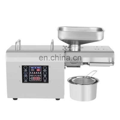 YTK-K28 oil pressers stainless steel LED touch screen household mini commercial oil press machine