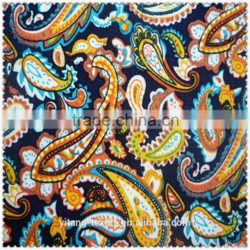 Rayon activity print fabric