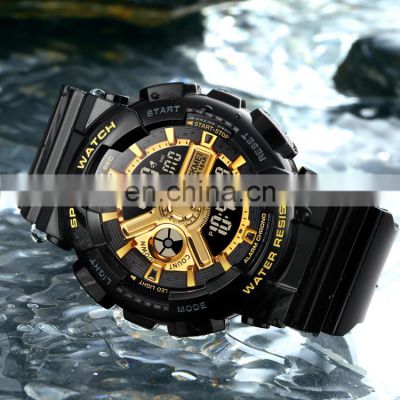 Jam tangan pria Skmei 1219 Wristwatch Men Plastic Material Big Mens Watches