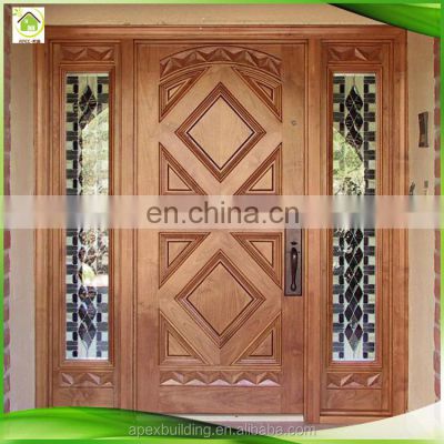 residential american exterior front doors for houses with side panels