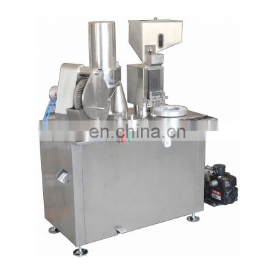 Plastic capsule filling machine dry powder granule filler machine CGN-208D button type