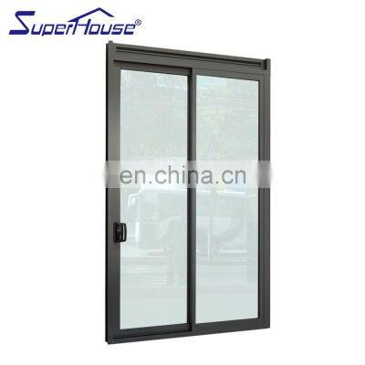 AS2047 aluminium alloy frame tempered glass sliding door Double Glaze Low E Top Doors