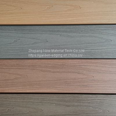 Capped composite decking, co-extruded WPC decking