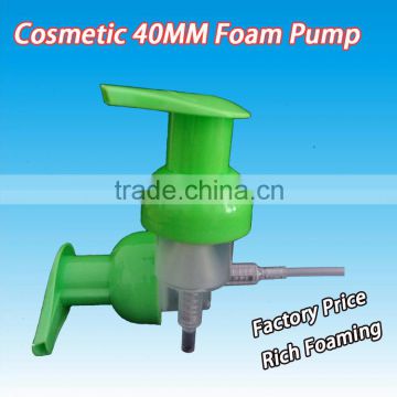 40mm cosmetic foam pump bottle with high quality
