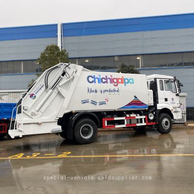 Made in China, 12000L Shaanxi Automobile Compressed Garbage Truck