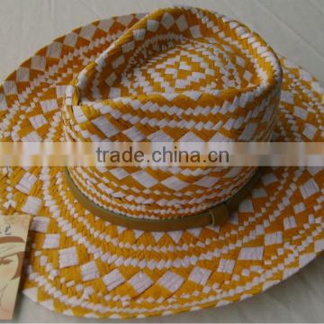 Cheap panama straw hat paper straw hats professional OEM cowboy hats