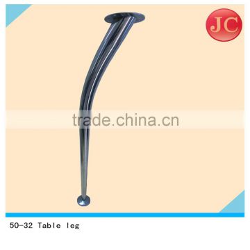 chrome 50mm tabpered table leg JC50-32