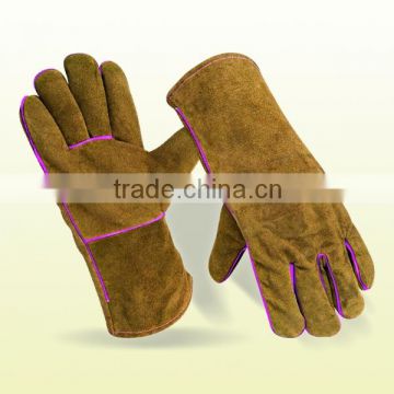 Leather Welding Gloves BROWN