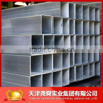 galvanzied rectangle steel tube / square steel pipe for construction material