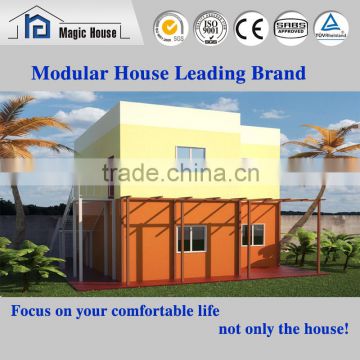 Fast building two bedroom modern modular homes with new technology of foamed cement board house