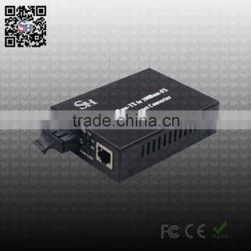 SC/ST/FC/LC 25km 10/100Mbps dual fiber FTTX media converter