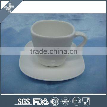 Wonderful quality and new design porcelain square coffee cup and saucer