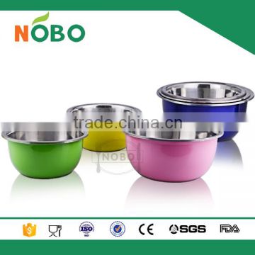 Beautiful colorized stainless steel bowls