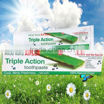 AirSun Aloe Toothpaste with Tea Tree Oil