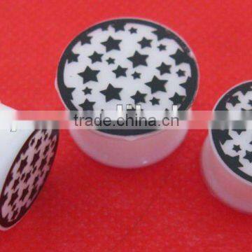 Silicon Flesh Tunnels Body Jewelry