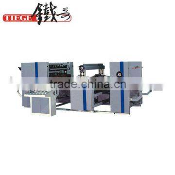 TMB Automatic Woodworking Paper Sticking Machine For Panel Surface Decoration