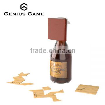 Mini wine promotional tangram stravecchio game