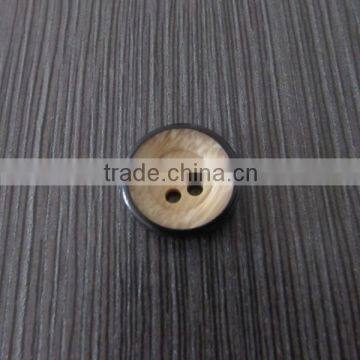 Wooden Color 4 Holes Shirt Resin Button