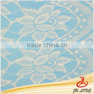 Latest high quality big flower embroidery nylon lace