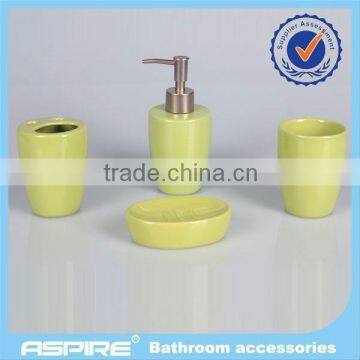 Classical ceramic toilet brush set