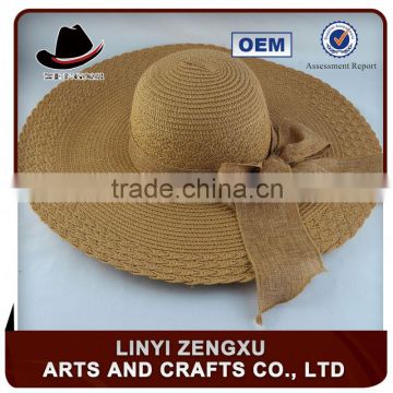 many colors lady wide brim foldable straw hat