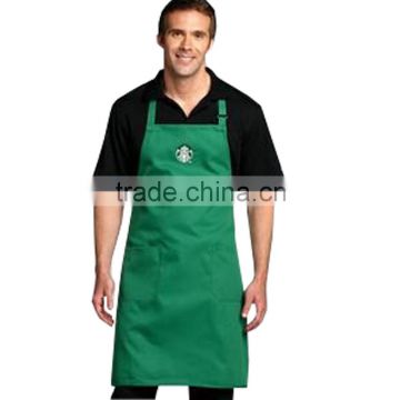 new customized cheap pocket apron waiter apron for men