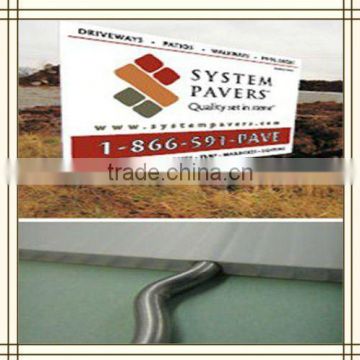 Printed coroplast pp yard sign with wire stake ,corflute sign,pp corrugated sign