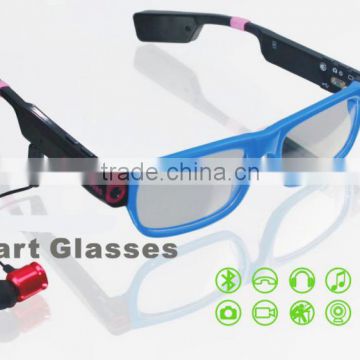 china new design video glasses bluetooth glasses