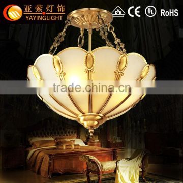 high quality pendant light,brass&crystal chandelier,luxury hotel lighting