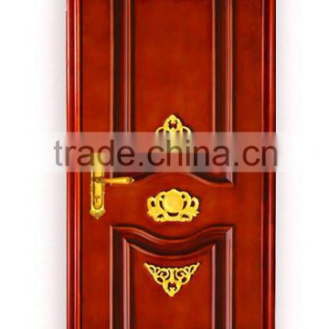 European solid teak wood door design