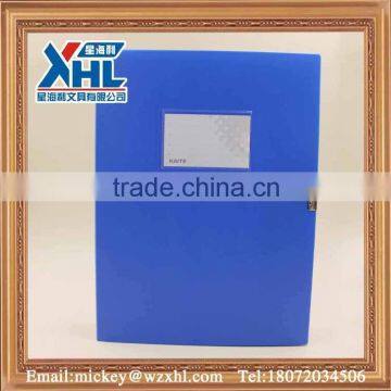 2015 multi-function common frosted pp blue document storage box with magic stick