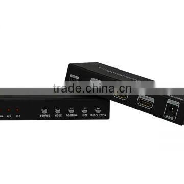 High quality HDMI switch 2by1 Multi-Viewer With PIP