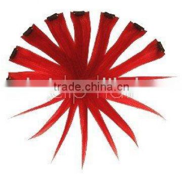 ColorFul Hair Extensions - Clip-on Instant Hair Extensions Red