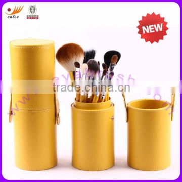 Wholesale 12pcs Cosmetic Brush Set with Silver Ferrule