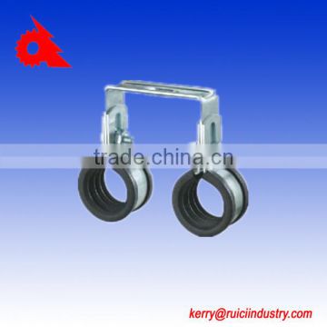 pipe clamps with epdm rubber lining