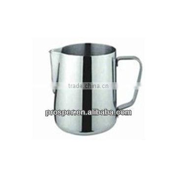 top open stainless steel milk pot in different size