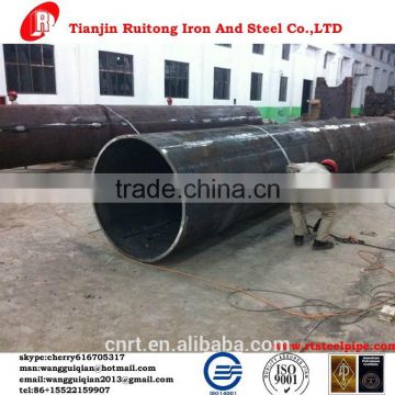 anti-corrosion 3PE coated api5l lsaw steel pipes/tubes x42 x52 x60 x70 for water oil and gas
