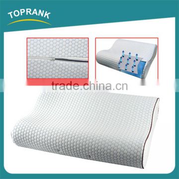 New design imitation ice silk fabric gel infused memory foam contour pillow