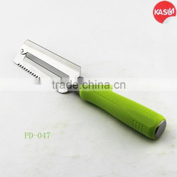 PD-047 Multi Function peeler knife opner with cover manual vegetable cutter for home use