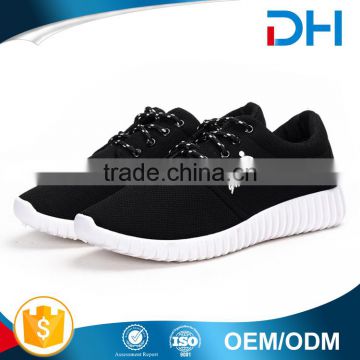 Cheap lace-up hot sale breathable mesh men shoes casual sneakers
