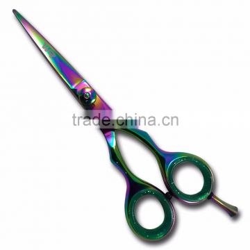 Multi double Engraved straight Barber Scissor