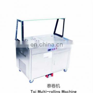 CE approved Professional Thailand Fry Ice Cream Machine Fast freezing roll thailand fry ice cream machine
